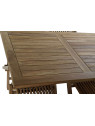 Ensemble de 5 tables et chaises en bois de teck Ensemble de 5 tables et chaises en bois de teck