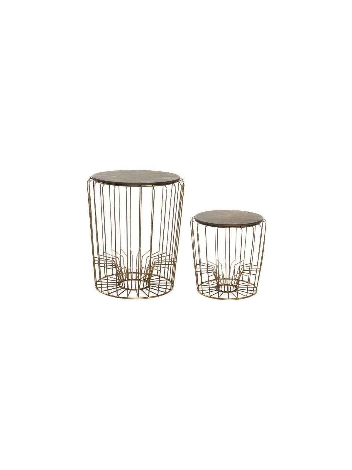 Set de deux tables d'appoint