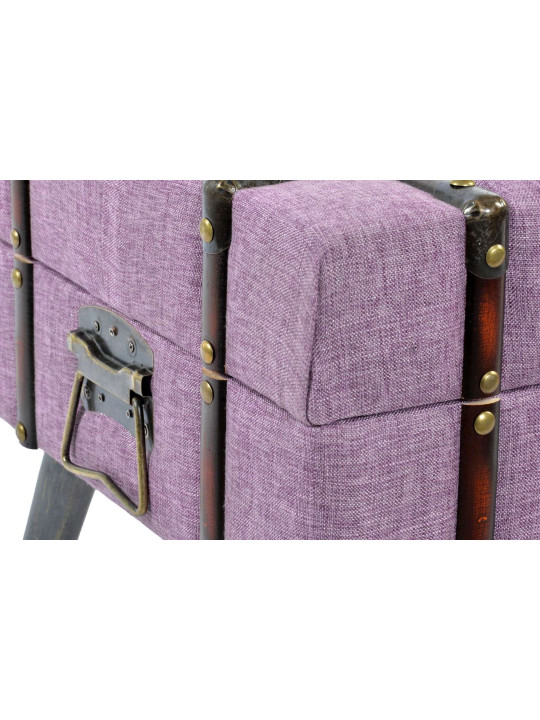 Banquette coffre lilas