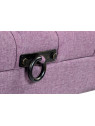 Banquette coffre lilas