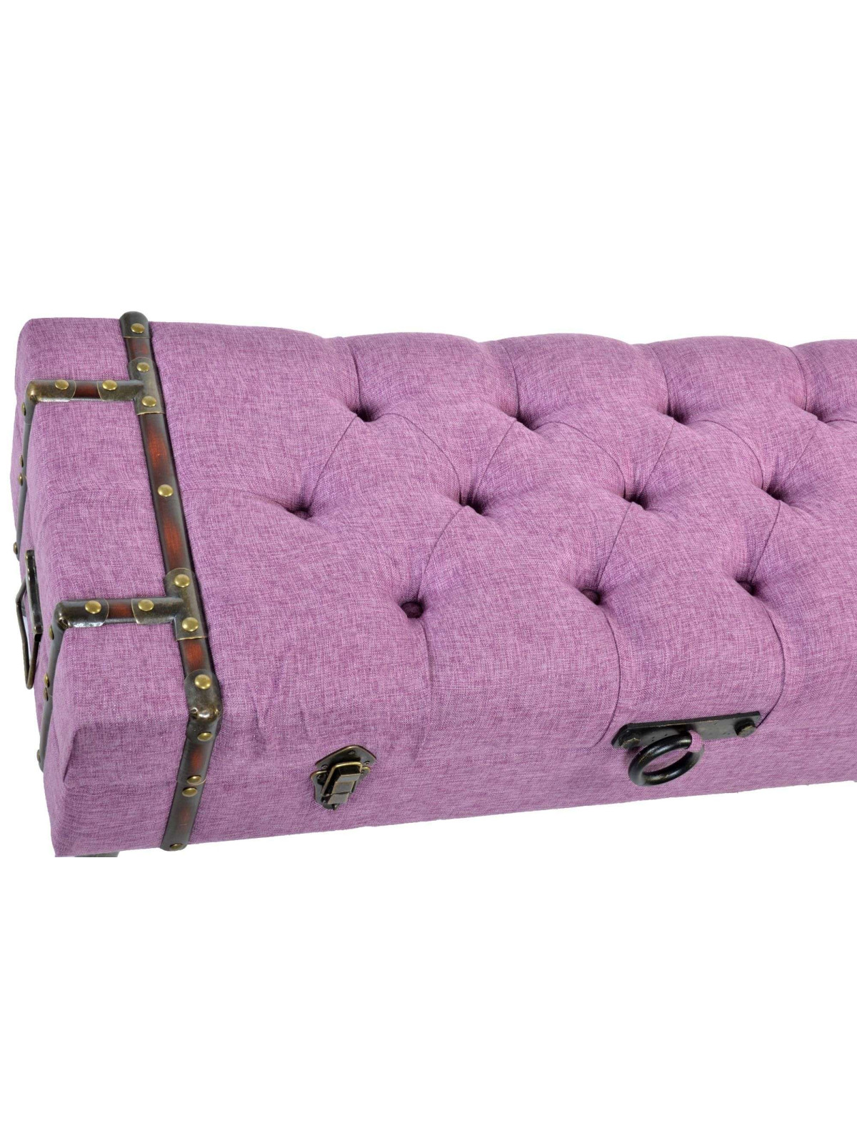 Banquette coffre lilas