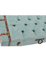 Banquette coffre turquoise Banquette coffre turquoise