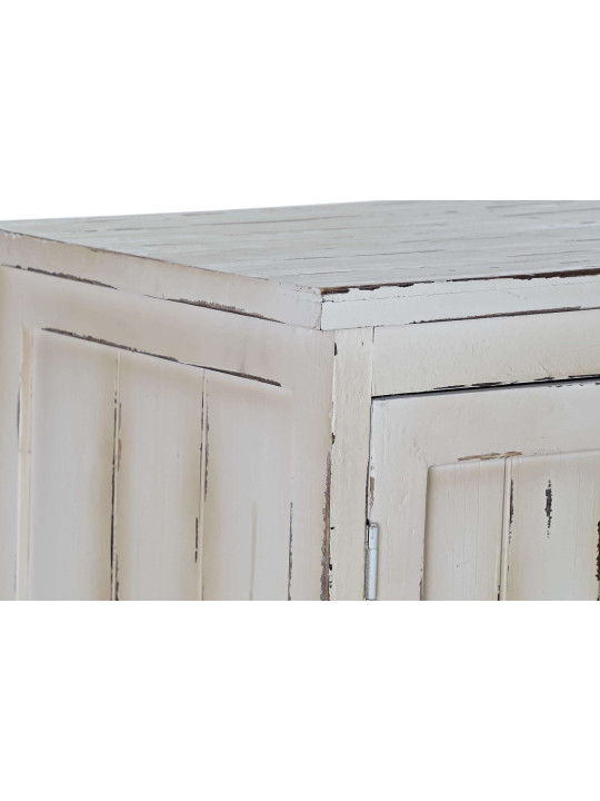 Buffet blanc en bois patinée Buffet blanc en bois patinée