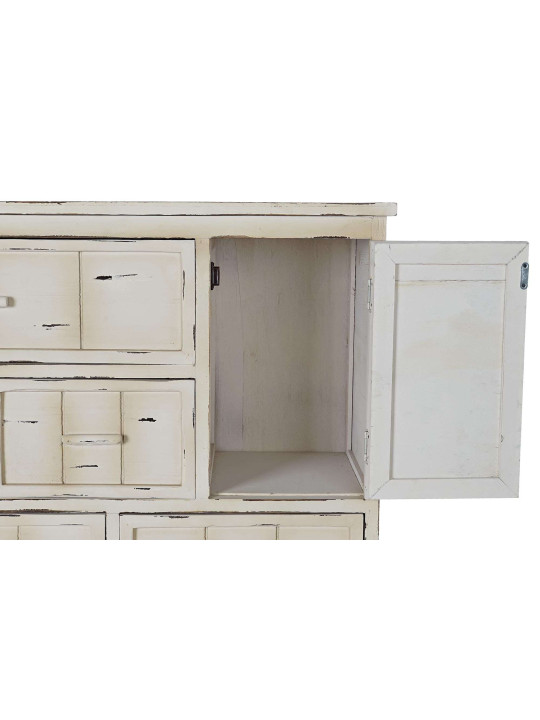 Buffet blanc en bois patinée Buffet blanc en bois patinée