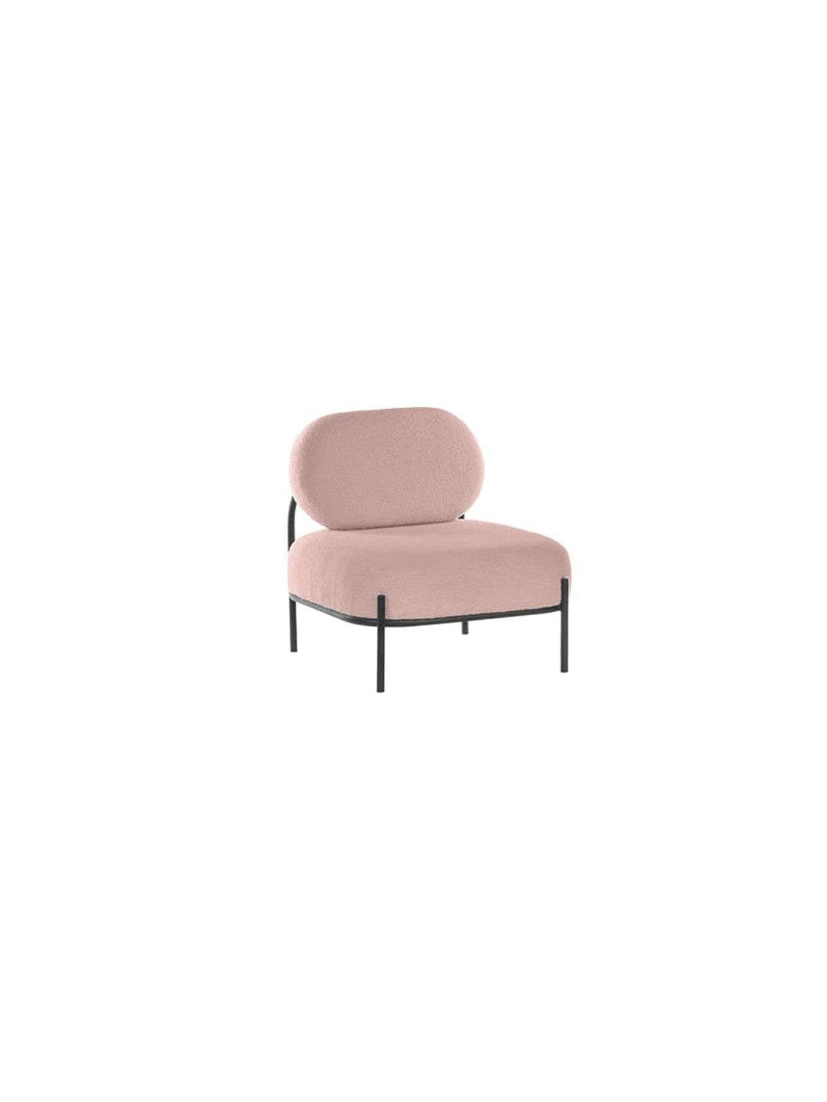 Fauteuil Cilia rose