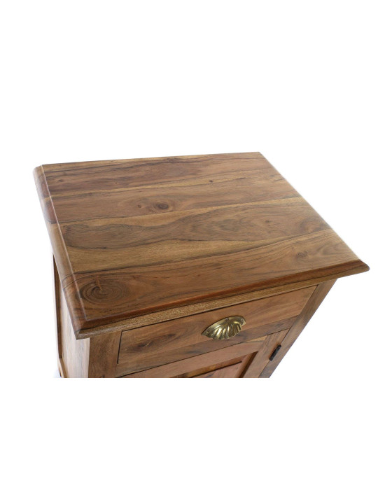 Table de chevet en bois d'acacia Table de chevet en bois d'acacia