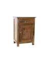 Table de chevet en bois d'acacia Table de chevet en bois d'acacia