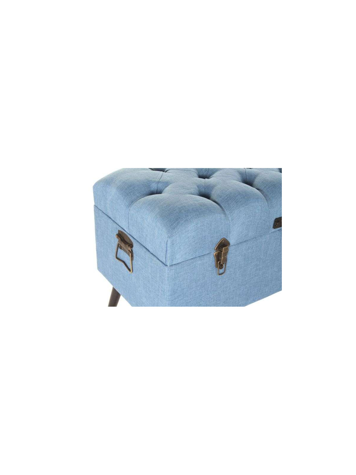 Banquette coffre turquoise