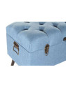 Banquette coffre turquoise