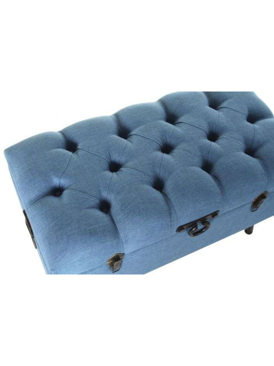 Banquette coffre turquoise