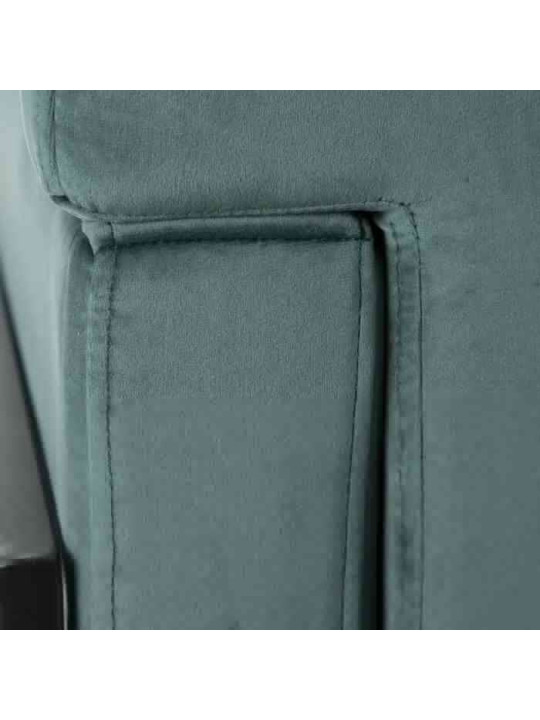 Fauteuil Martina velours bleu Fauteuil Martina velours bleu