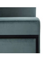 Fauteuil Martina velours bleu Fauteuil Martina velours bleu