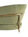 Fauteuil velours vert Anita Fauteuil velours vert Anita