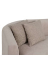 Canapé Alicante design en velours gris
