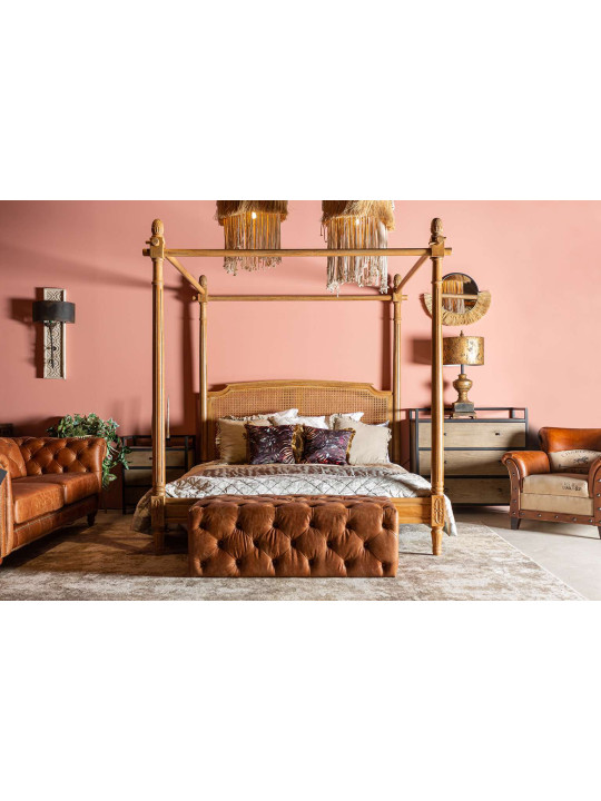 Fauteuil vintage cuir vieilli Fauteuil vintage cuir vieilli