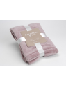 Plaid Amadeus doudou pour enfant couleur bois de rose