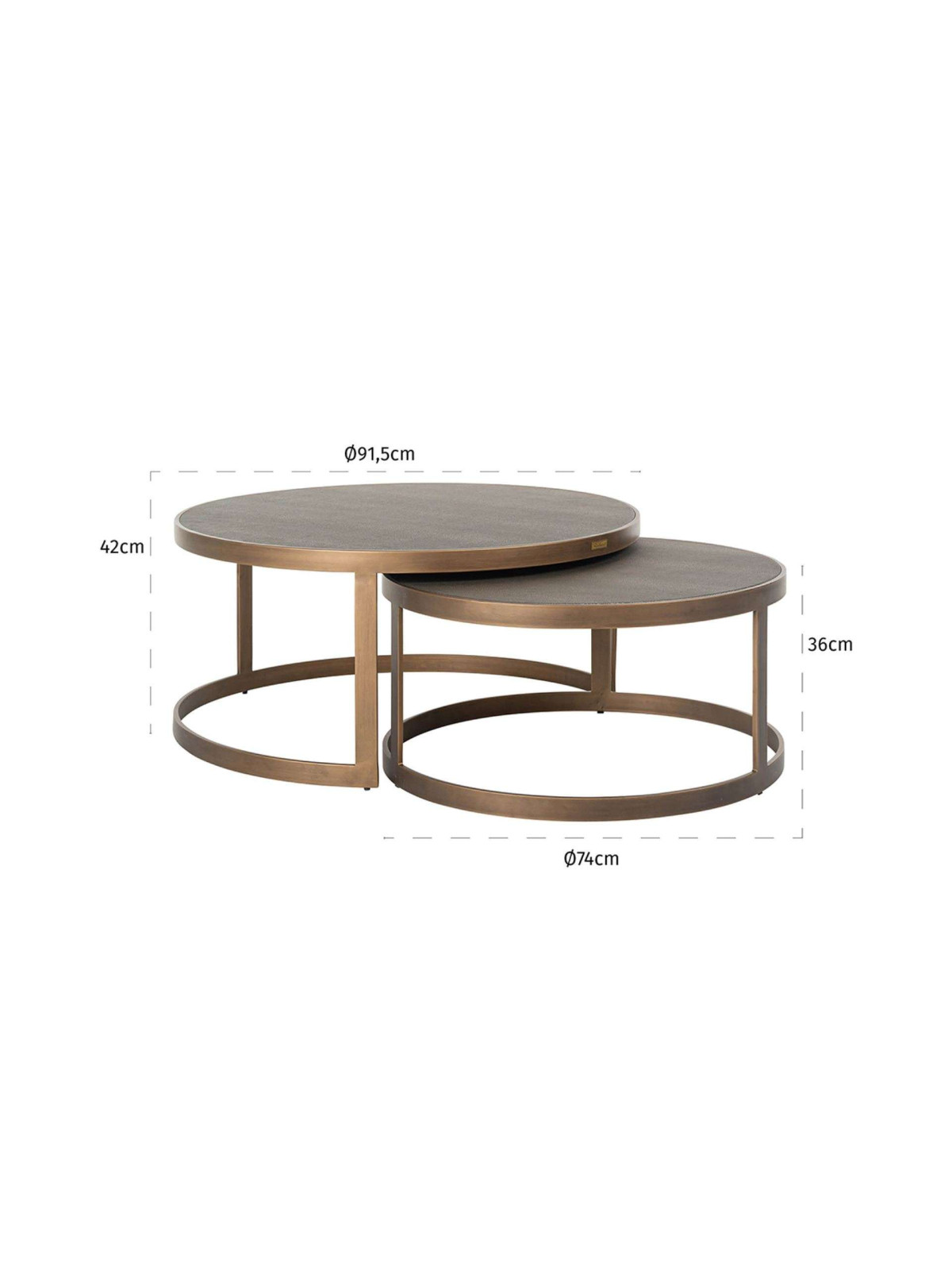 Set de deux tables basses Bloomingville