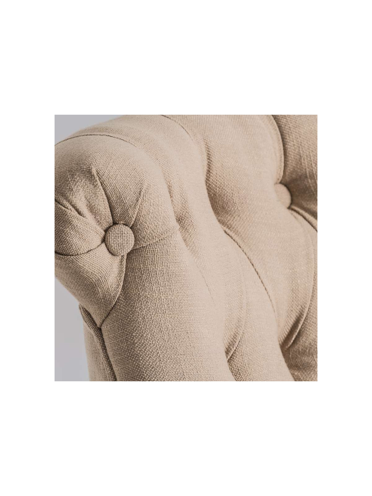 Fauteuil crapaud lin taupe Vical Home