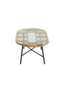 Table basse ovale en verre