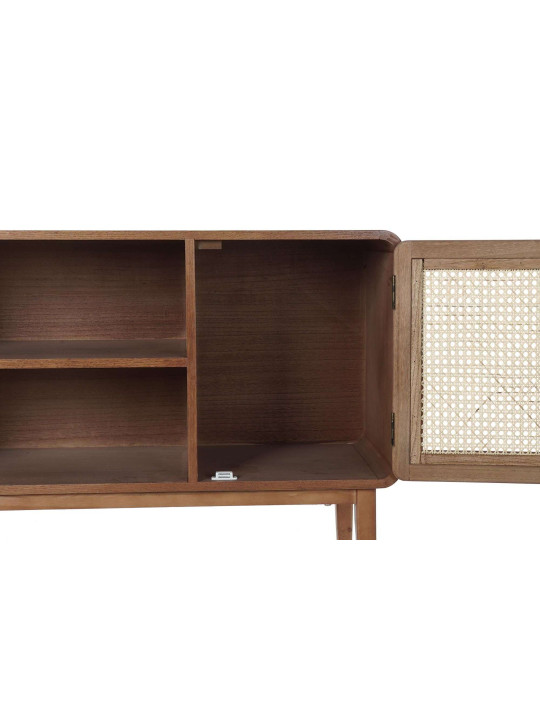 Meuble télé Jujols en bois et cannage rotin Meuble télé Jujols en bois et cannage rotin