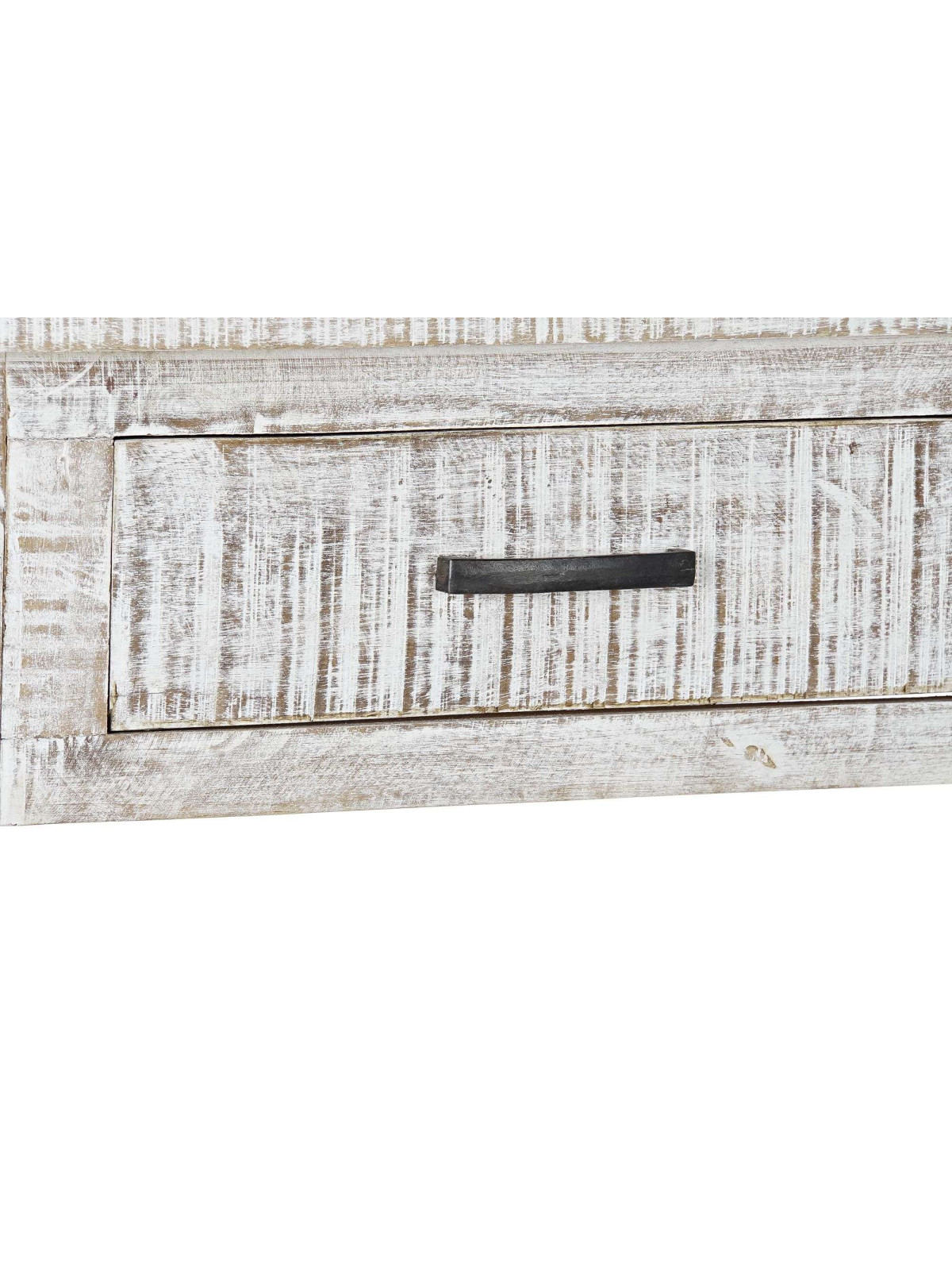 Console en bois de manguier blanchi