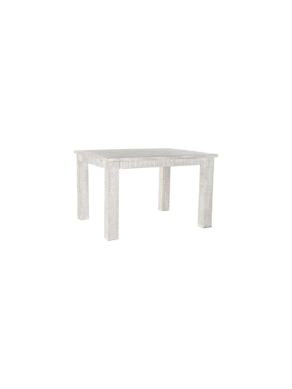 Table à manger en bois de manguier blanchi