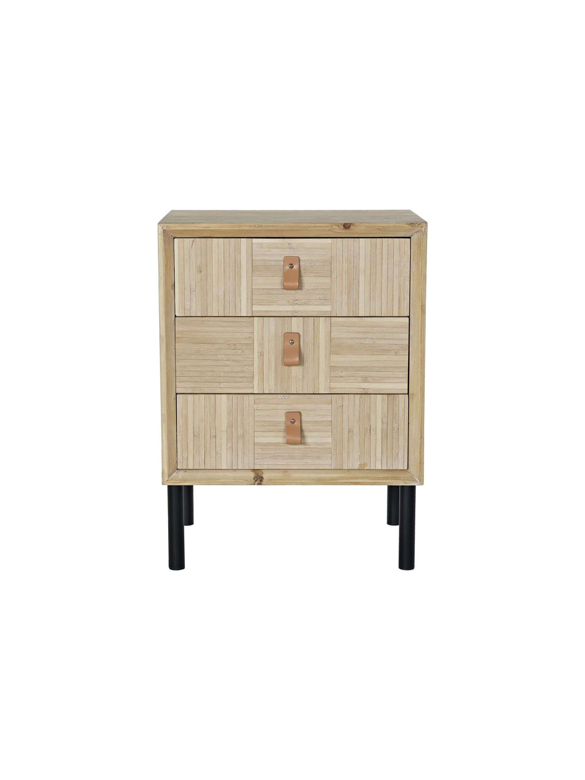 Table de chevet en bois Listones