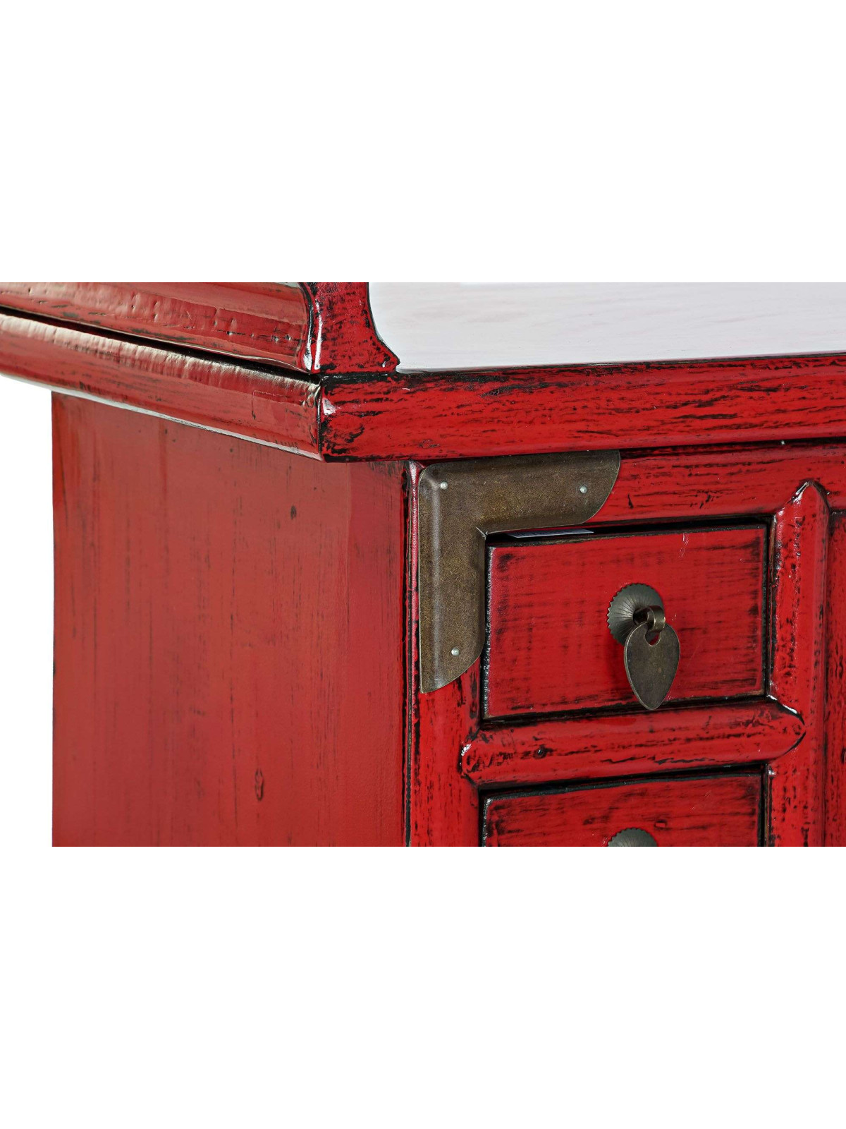 Meuble d’entrée  Shamian en bois d’orme