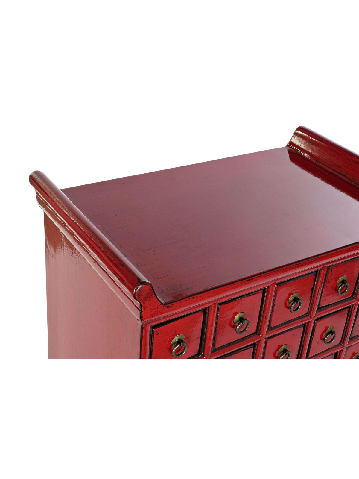 Meuble à tiroirs  Shamian en bois d’orme