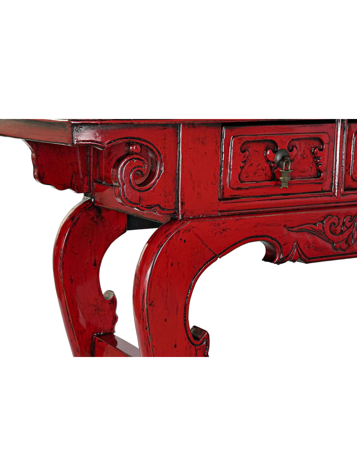 Console Shamian en bois d’orme