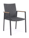 Lot de 2 chaises Jalisco Anthracite