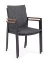 Lot de 2 chaises Jalisco Anthracite Lot de 2 chaises Jalisco Anthracite