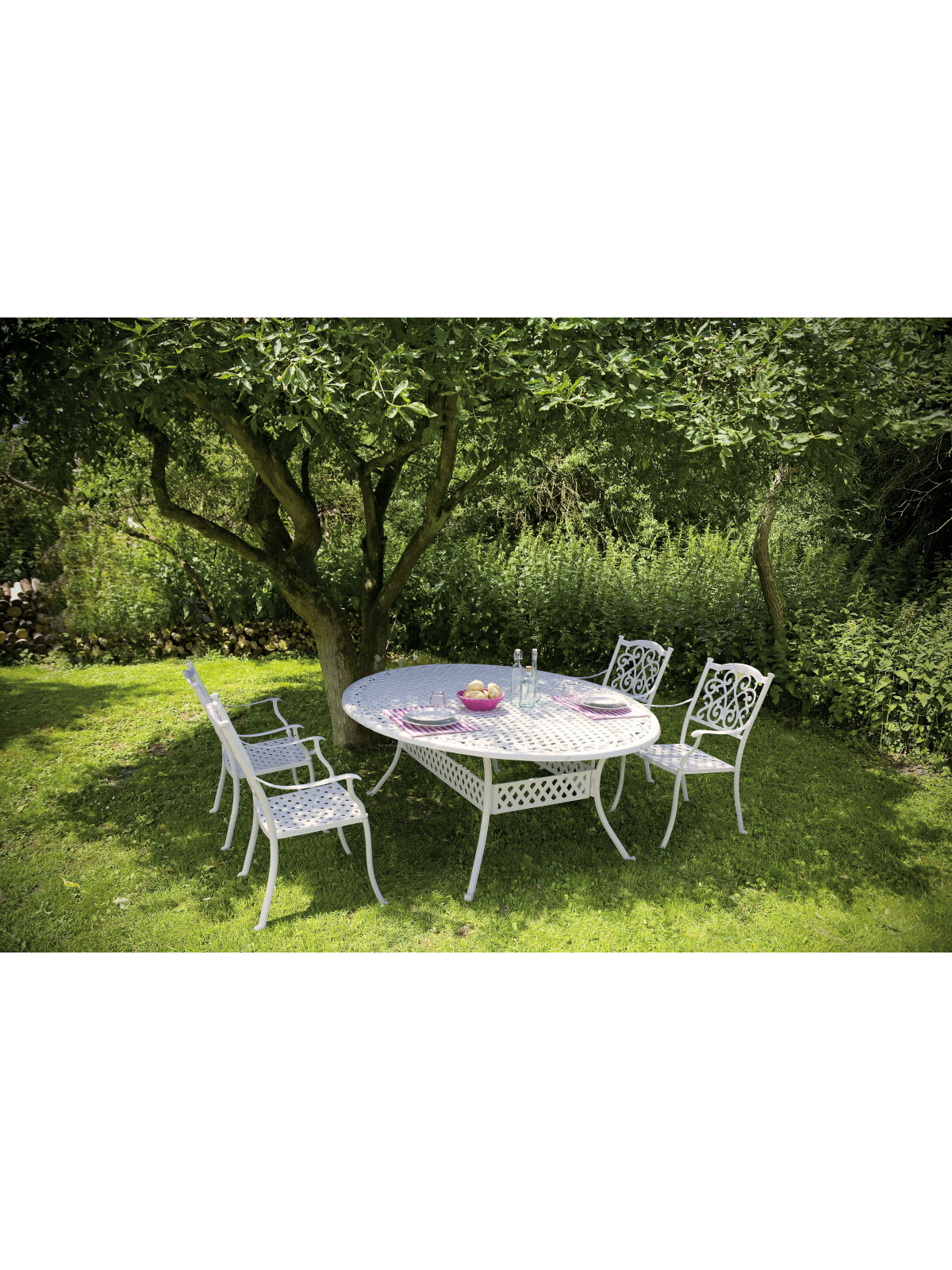 Lot de 2 chaises Ivrea blanc