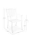Lot de 2 chaises Ivrea blanc