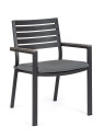 Lot de 2 chaises Belmar gris Lot de 2 chaises Belmar gris