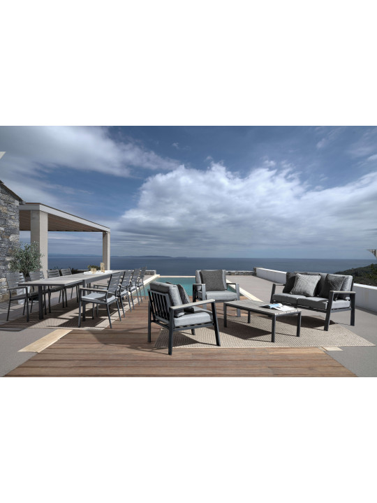 Lot de 2 chaises Belmar gris Lot de 2 chaises Belmar gris