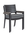 Lot de 2 chaises Belmar gris Lot de 2 chaises Belmar gris