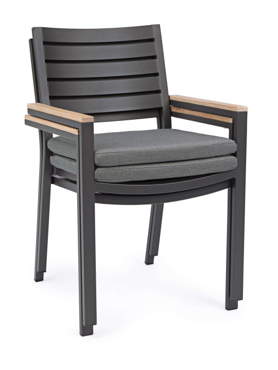 Lot de 2 chaises Belmar bois naturel Lot de 2 chaises Belmar bois naturel