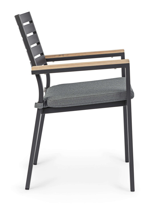 Lot de 2 chaises Belmar bois naturel Lot de 2 chaises Belmar bois naturel