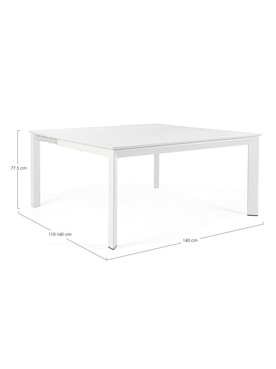 Table Konnor blanc
