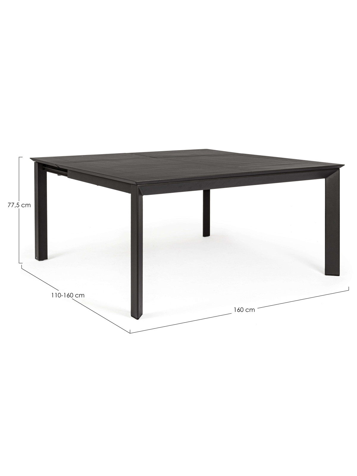 Table Konnor noire