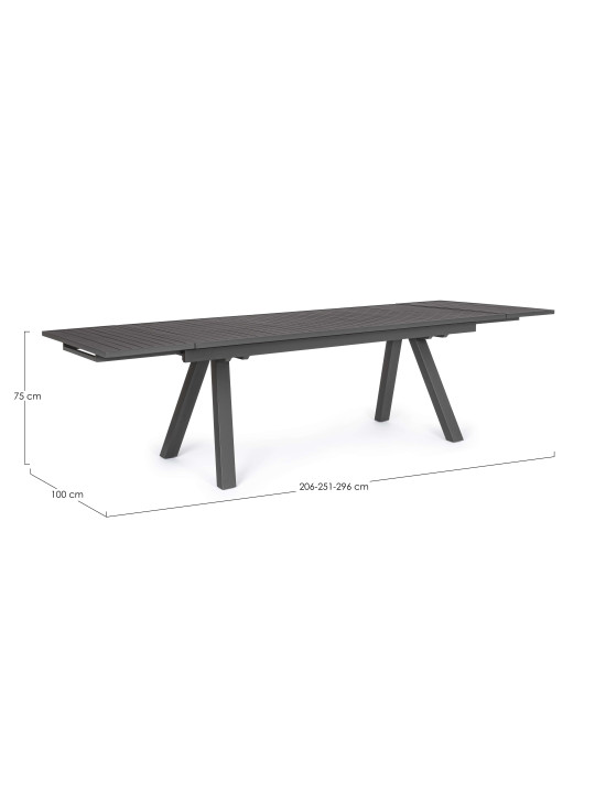Table Crozet noire Table Crozet noire