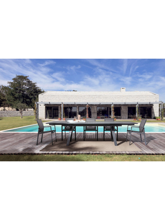 Table Crozet noire Table Crozet noire