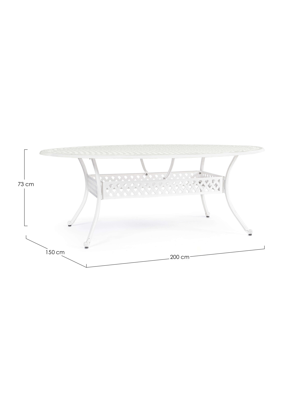 Table Ivrea ovale