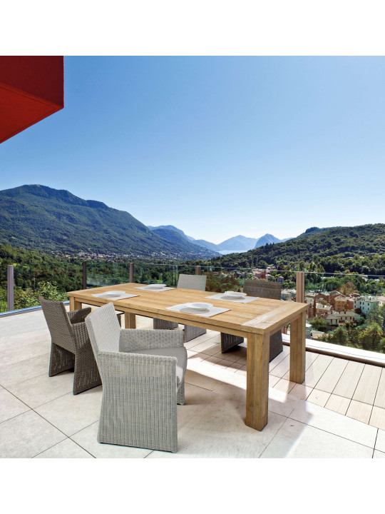 Table Bounty en teck 240X100