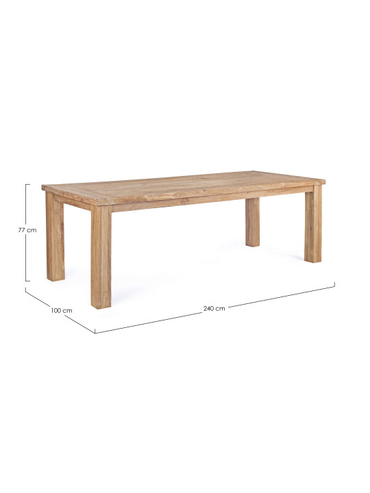 Table Bounty en teck 240X100
