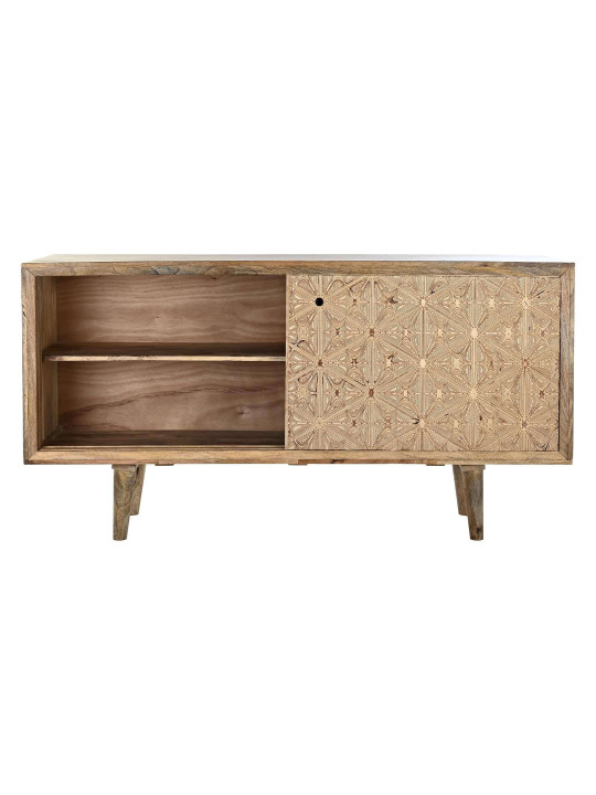 Buffet en bois de bouleau sculpté