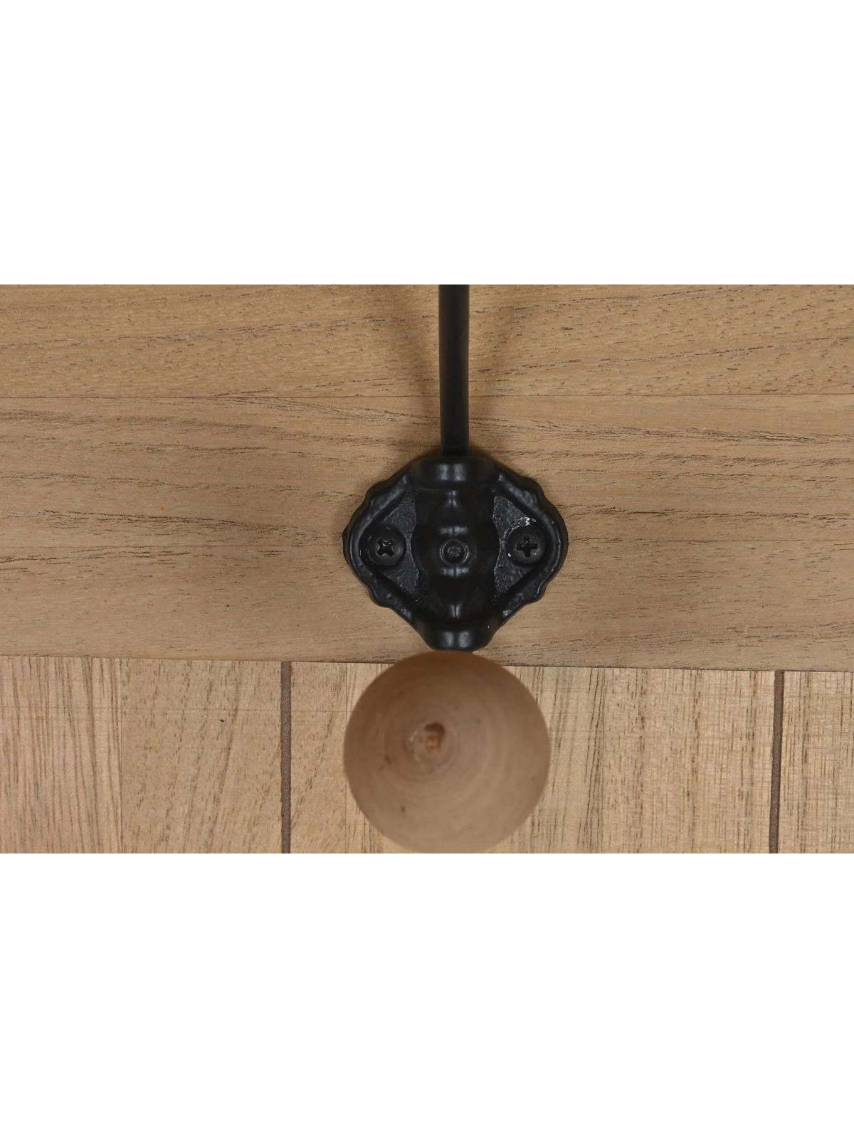 Meuble d'entrée porte manteau en bois Garance