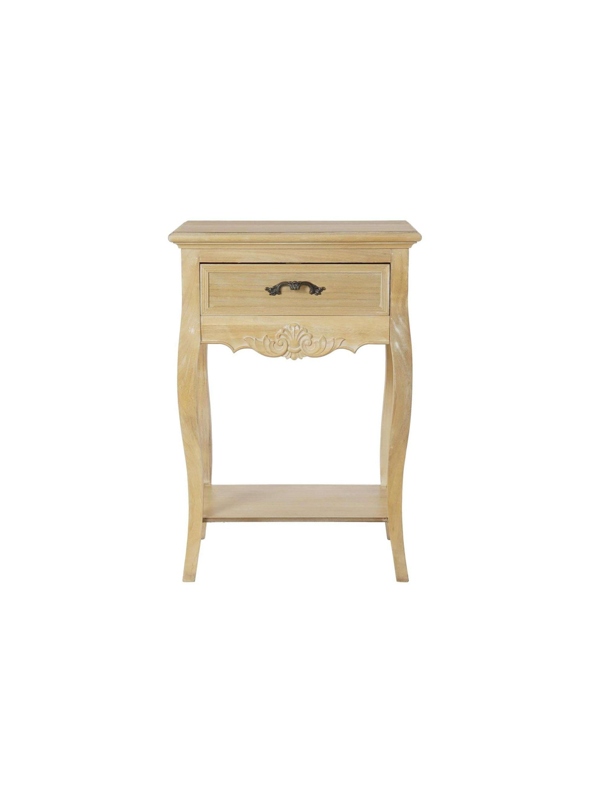 Table de chevet classique en bois Garance