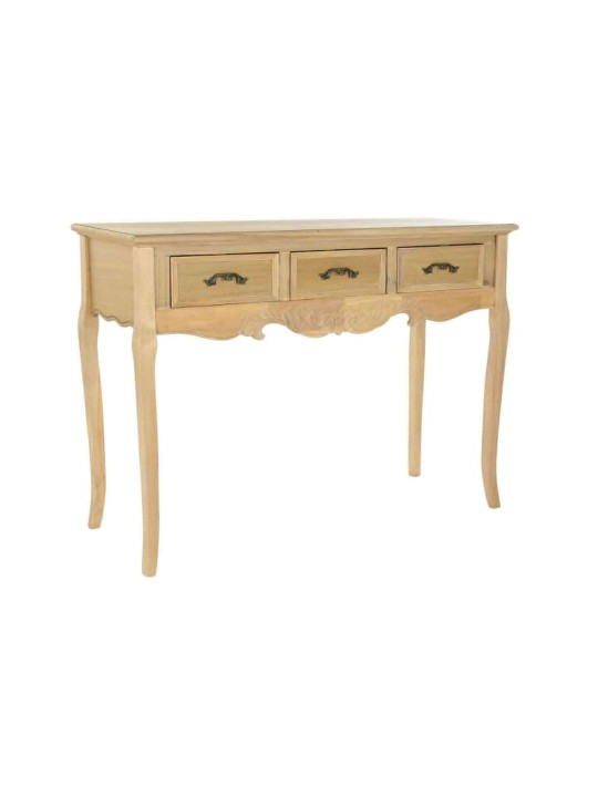 Console 3 tiroirs classique en bois Garance